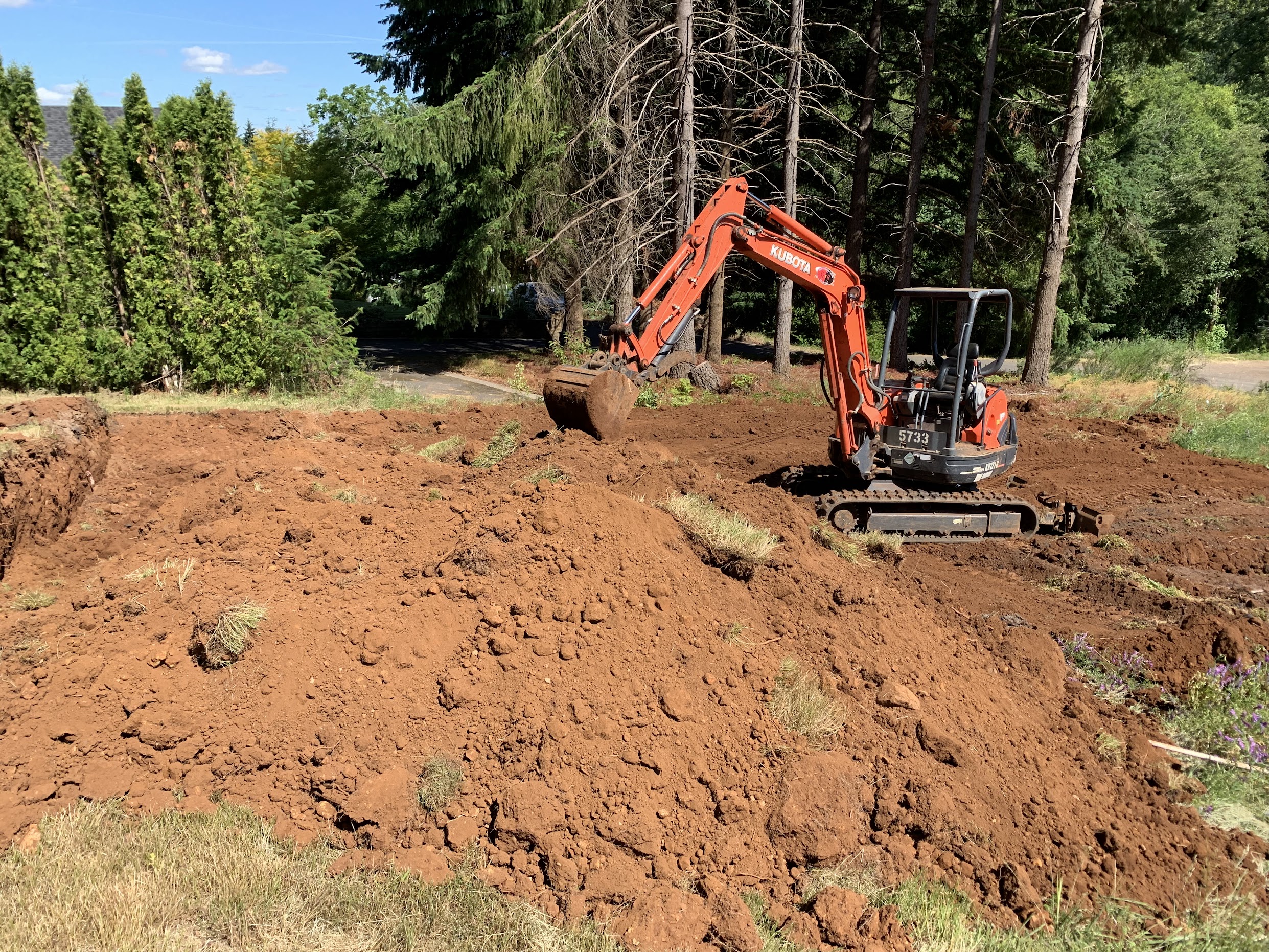 Excavation site prep Salem OR