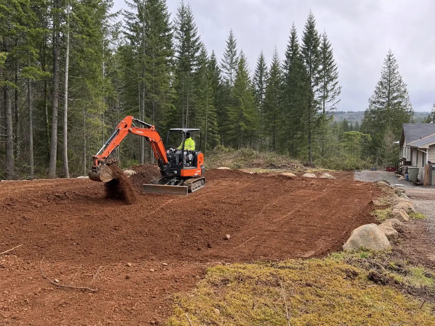 Site preparation excavation Salem OR