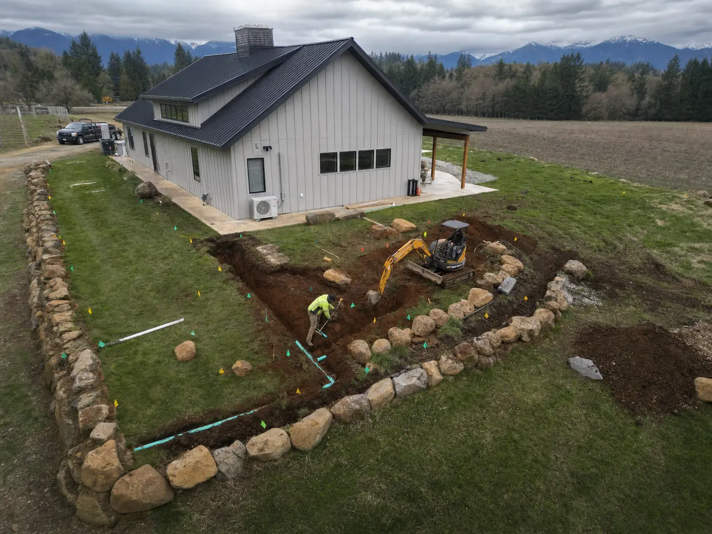 Septic and utility trenching Salem OR