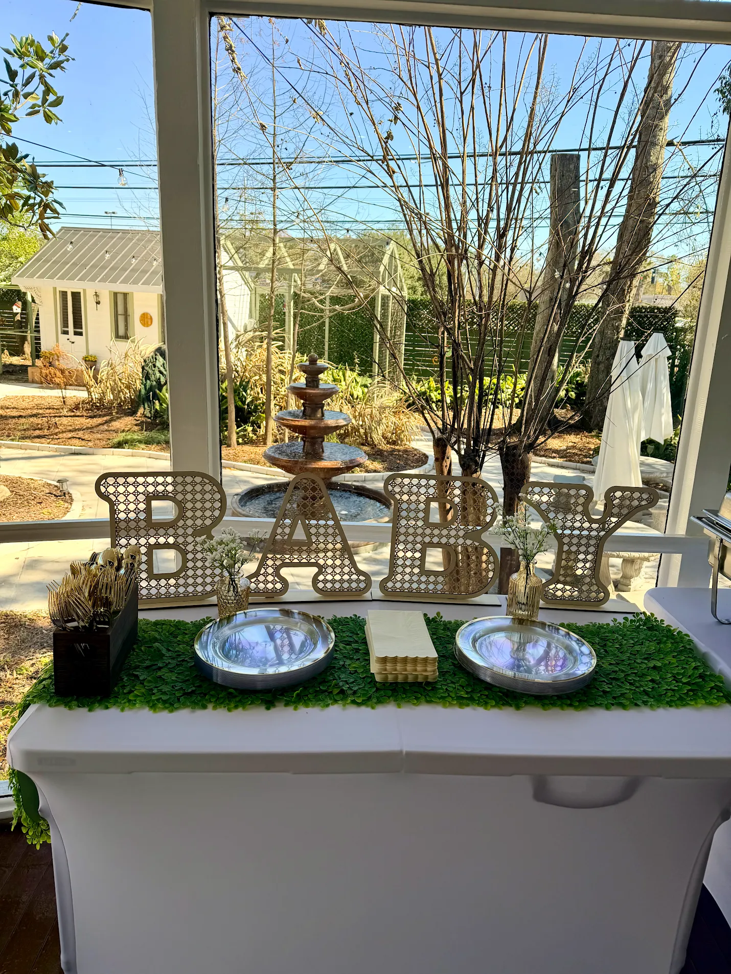 Baby shower in Dove Manor LA