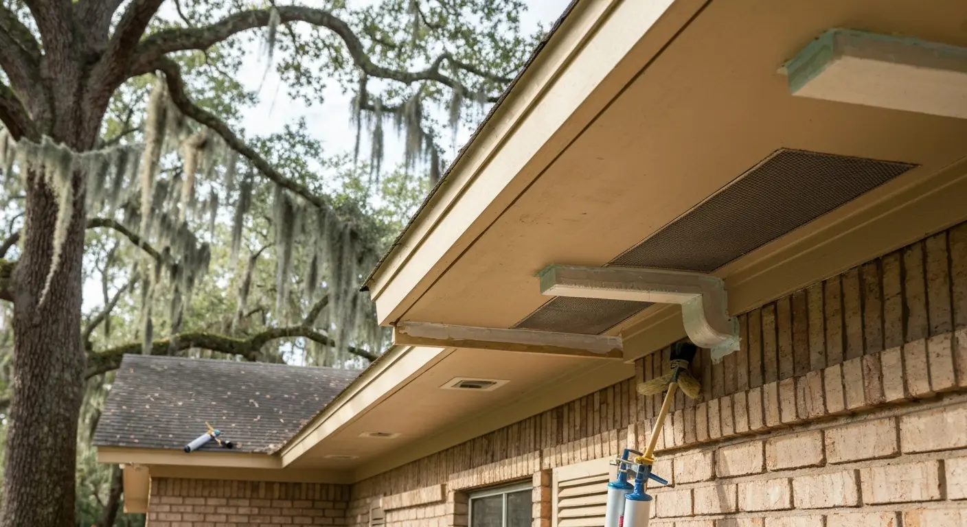 Bat exclusion and attic inspection