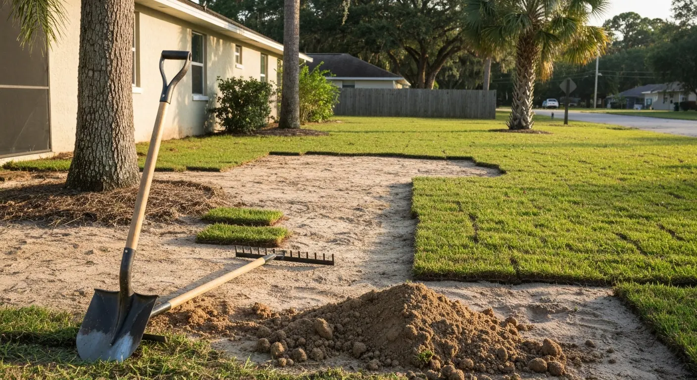 Armadillo damage removal