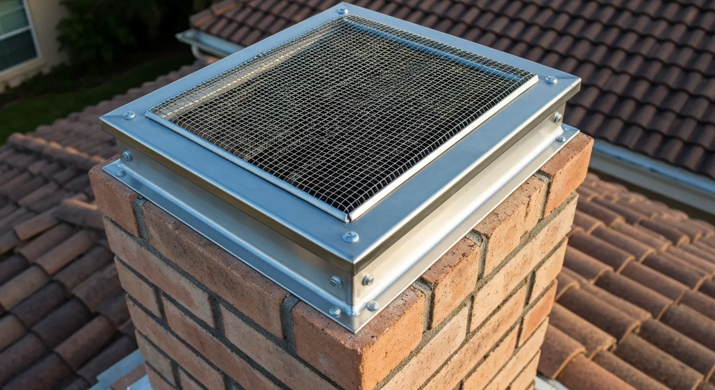 Chimney cap installation