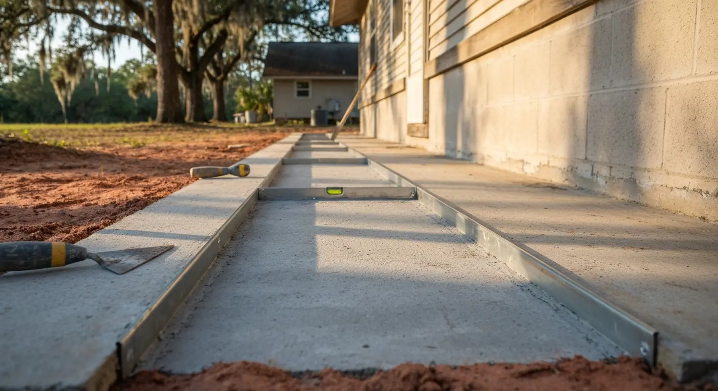Armadillo exclusion work