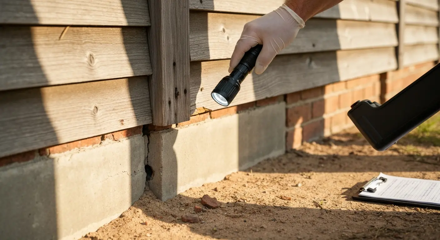 Residential mice control inspection