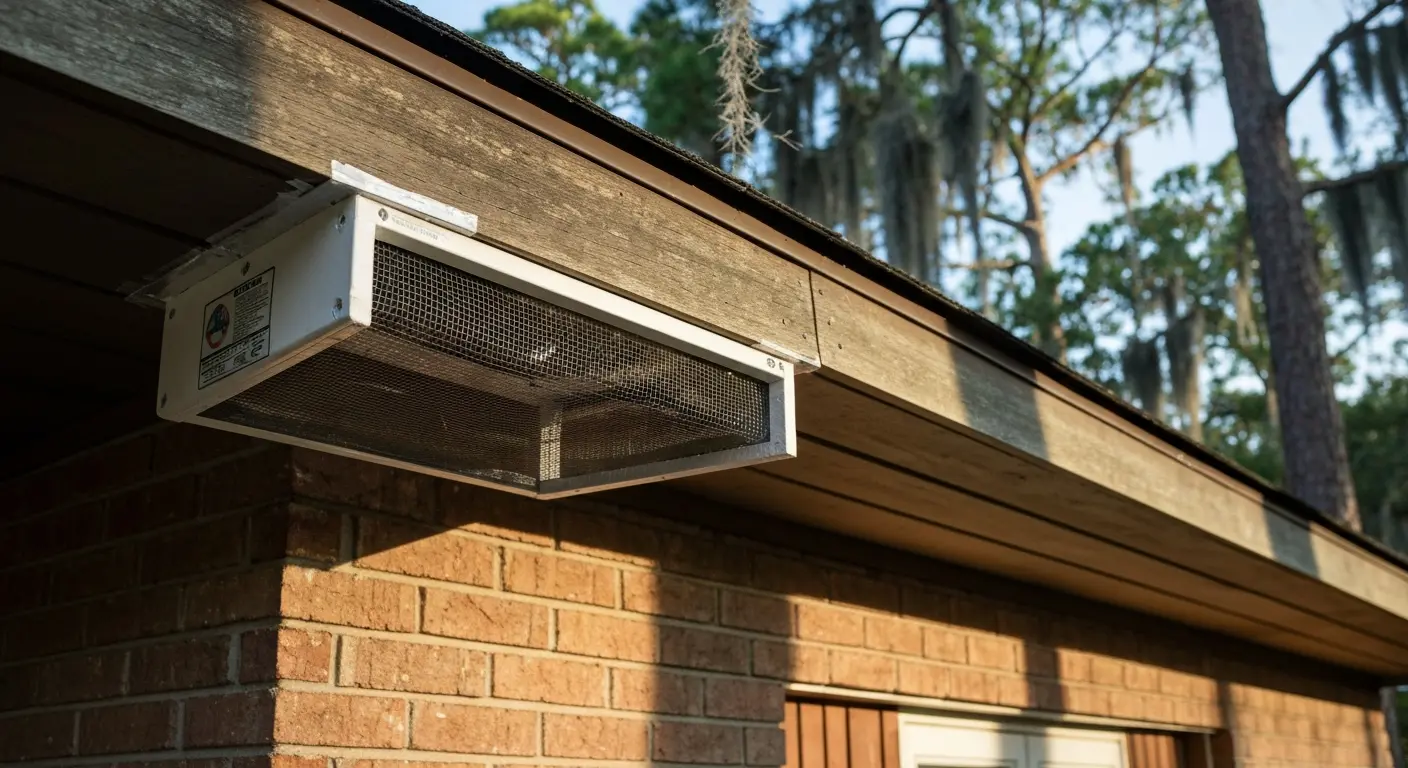 Bat exclusion installation