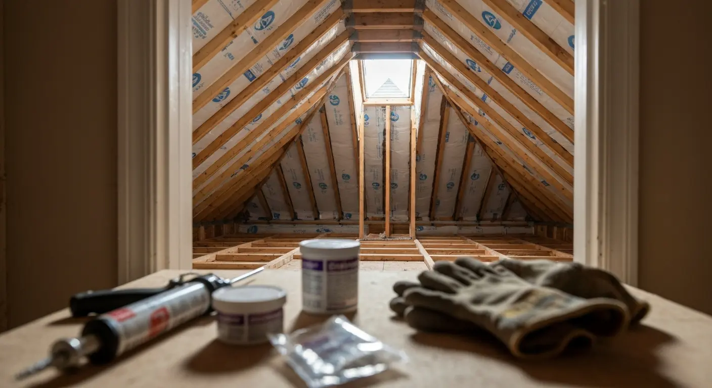 Raccoon in attic