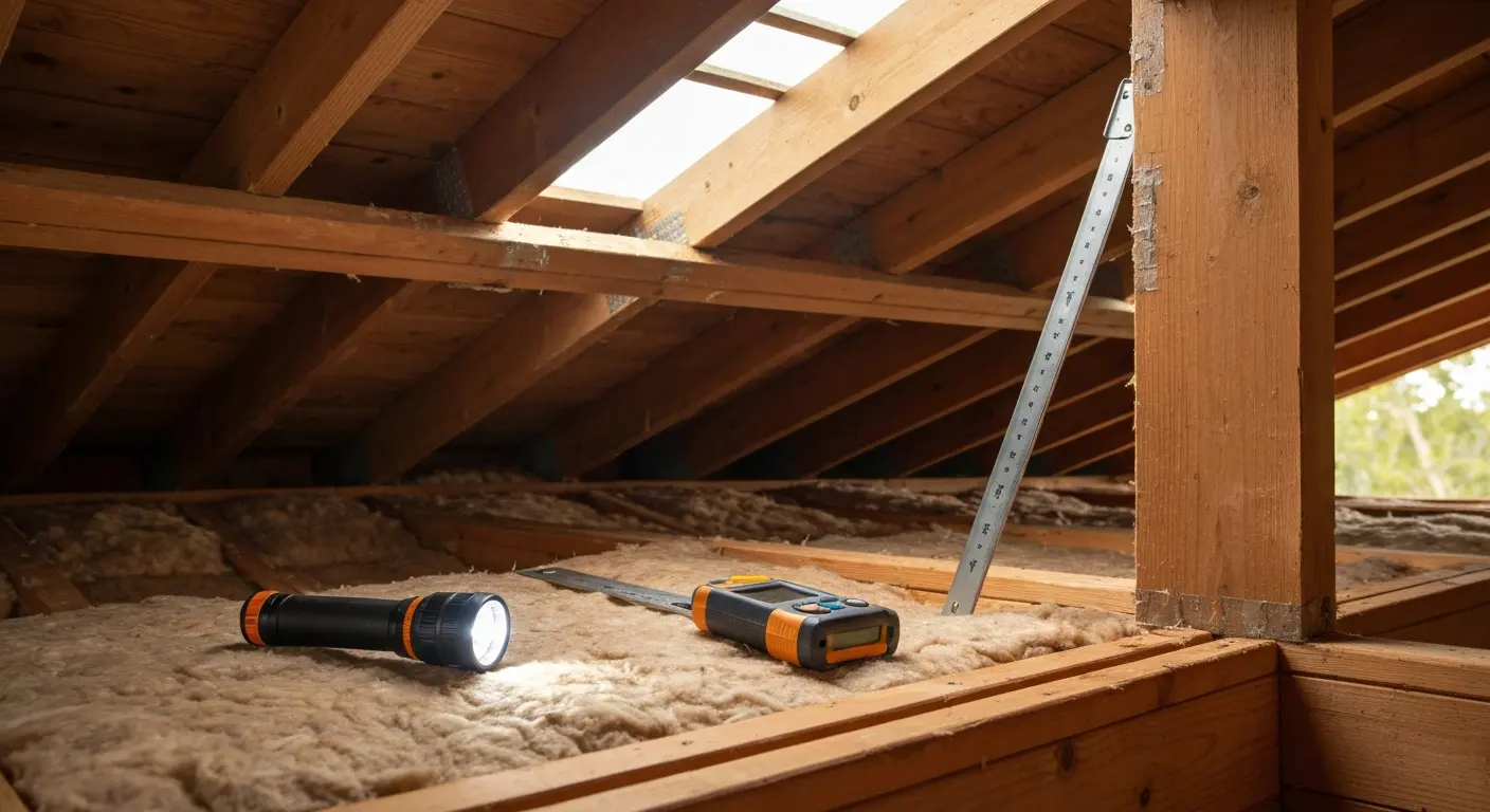 Attic inspection for bat entry points
