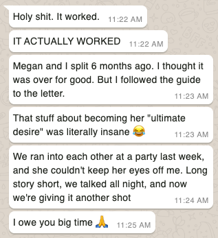 before and after breakup success story