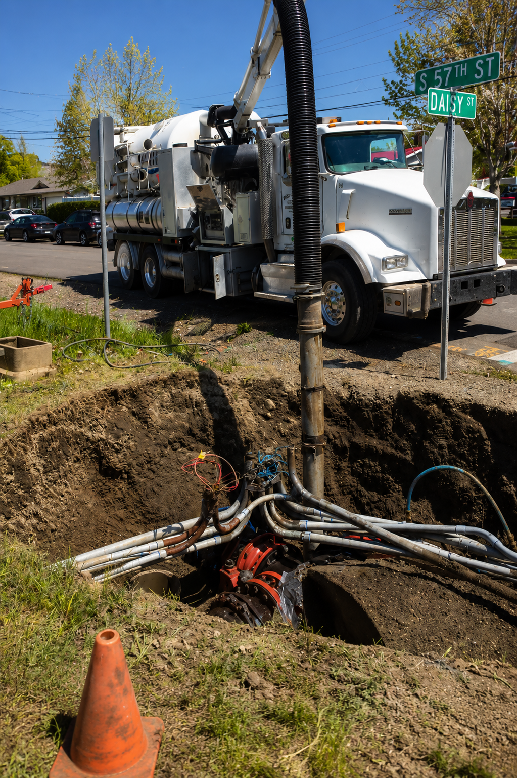  Hydrovac & Vacuum Truck