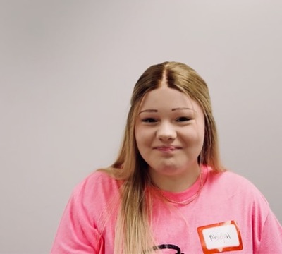 Teen girl at Rise Up Camp