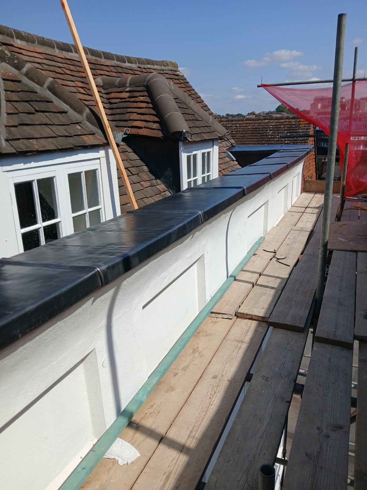 Completed leadwork detailing by Kane and Sons