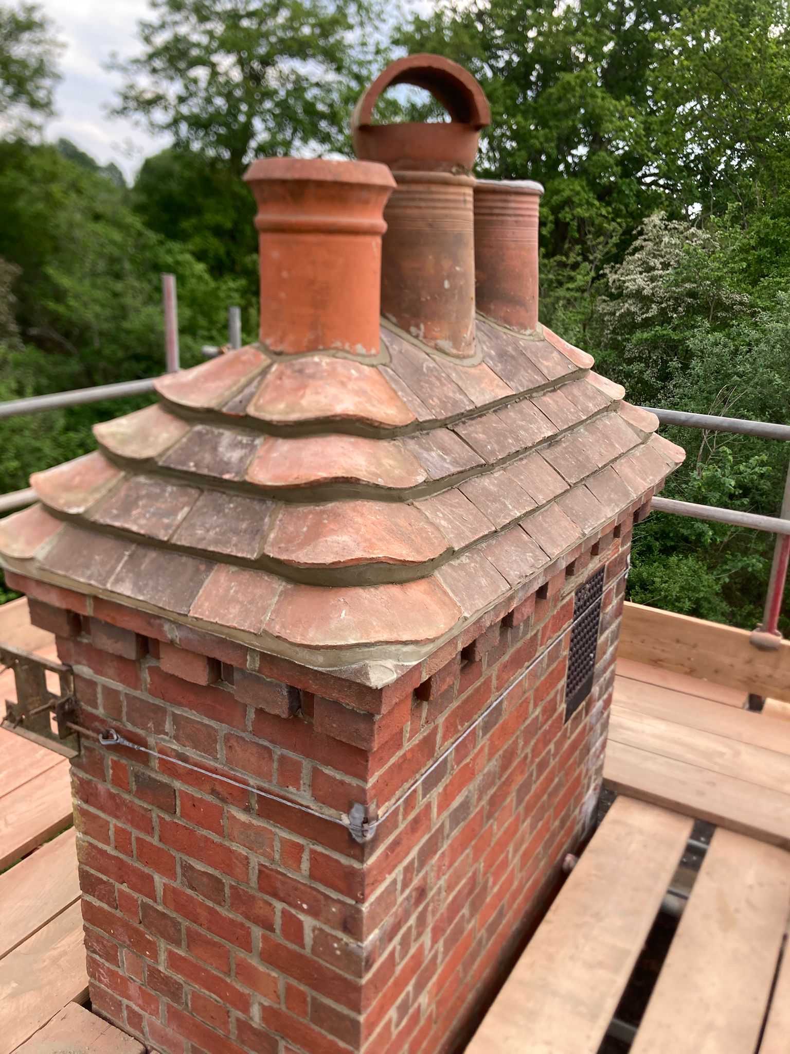 Chimney after repair by Kane and Sons