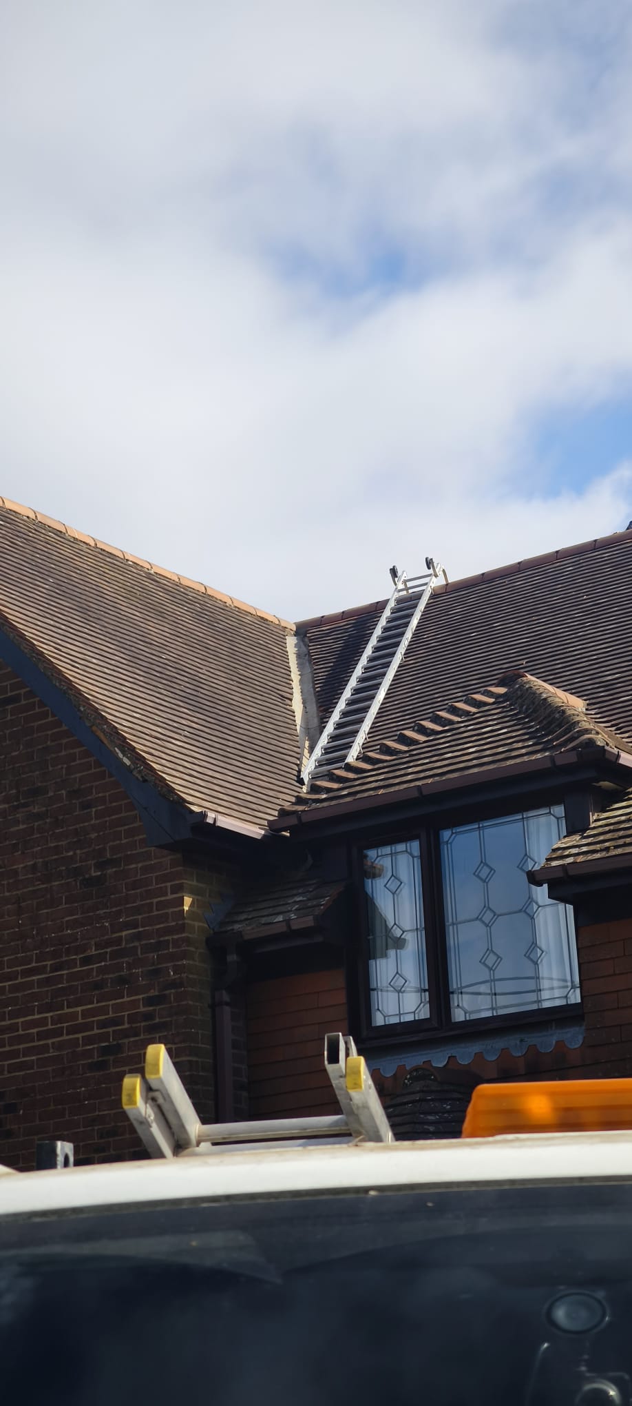 Roof repair before work by Kane and Sons