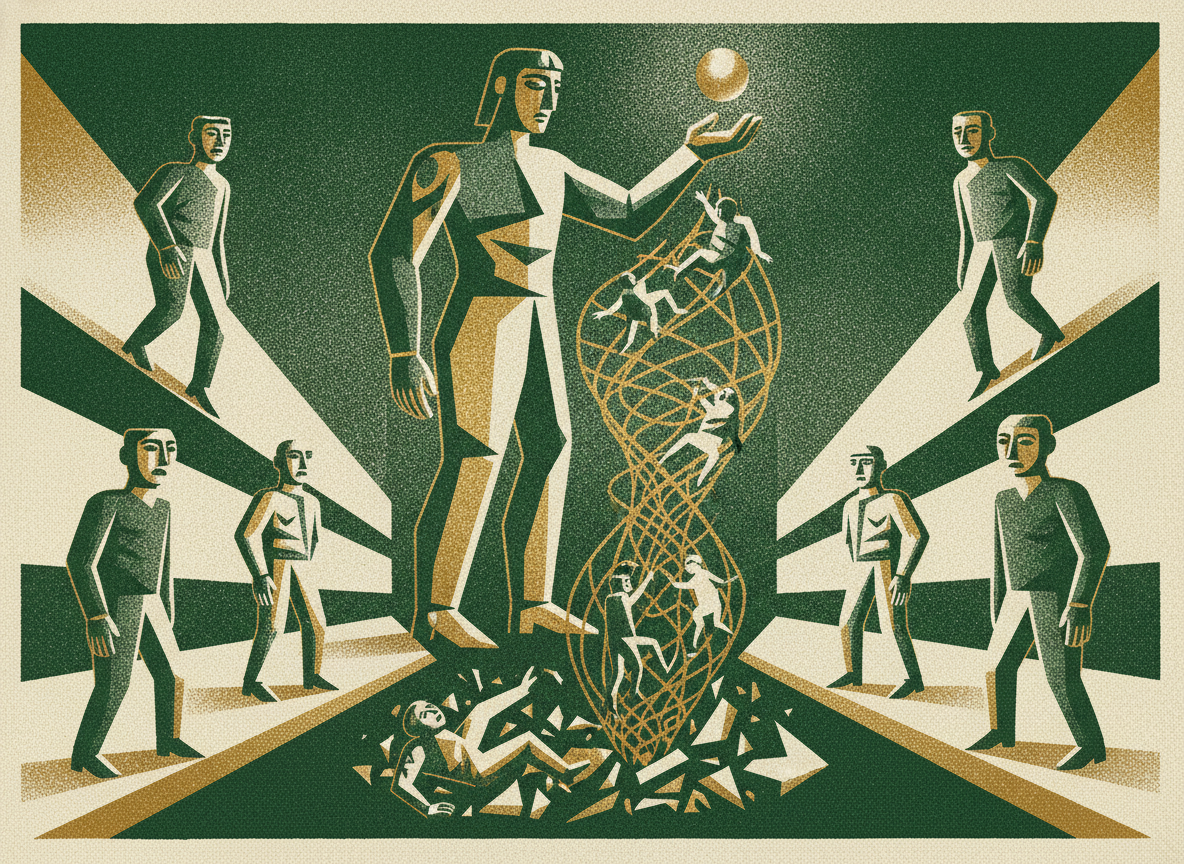 Woodcut illustration representing why a single-point forecast is a trap.
