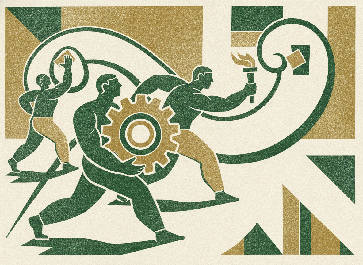 Woodcut illustration representing the right cadence and preparation.