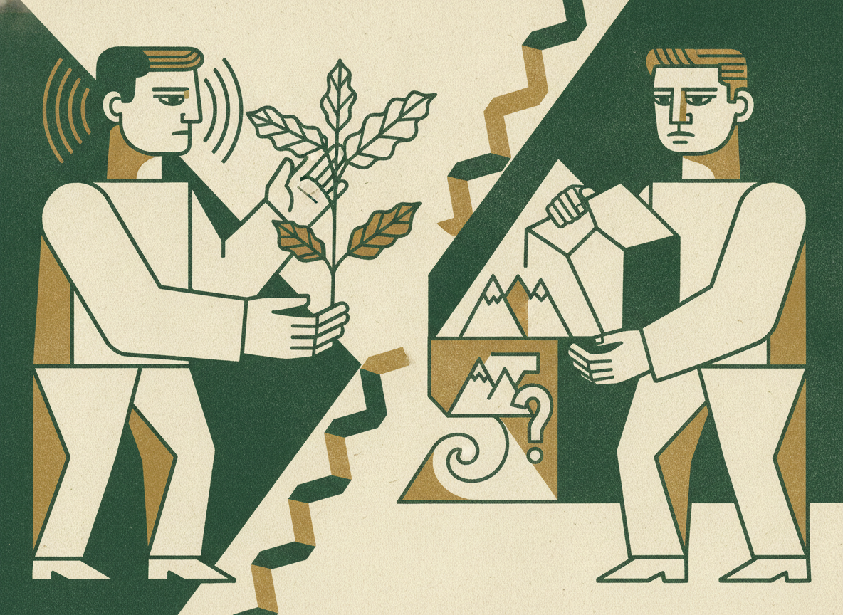 Woodcut illustration representing sensitivity vs scenario analysis.