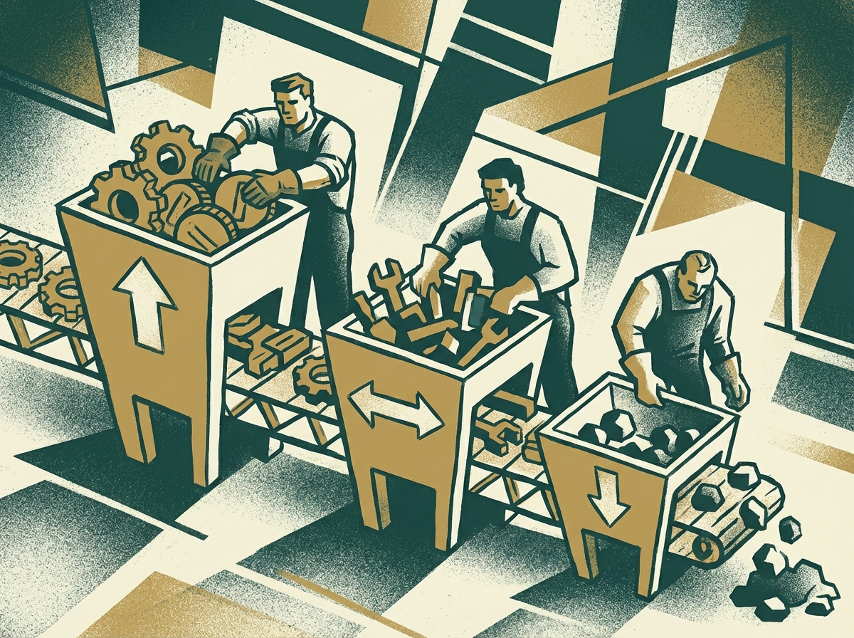 Customer Segmentation Matrix showing different unit economics by group