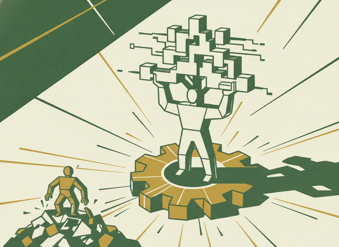 Woodcut illustration representing why the system of record matters more than you think.