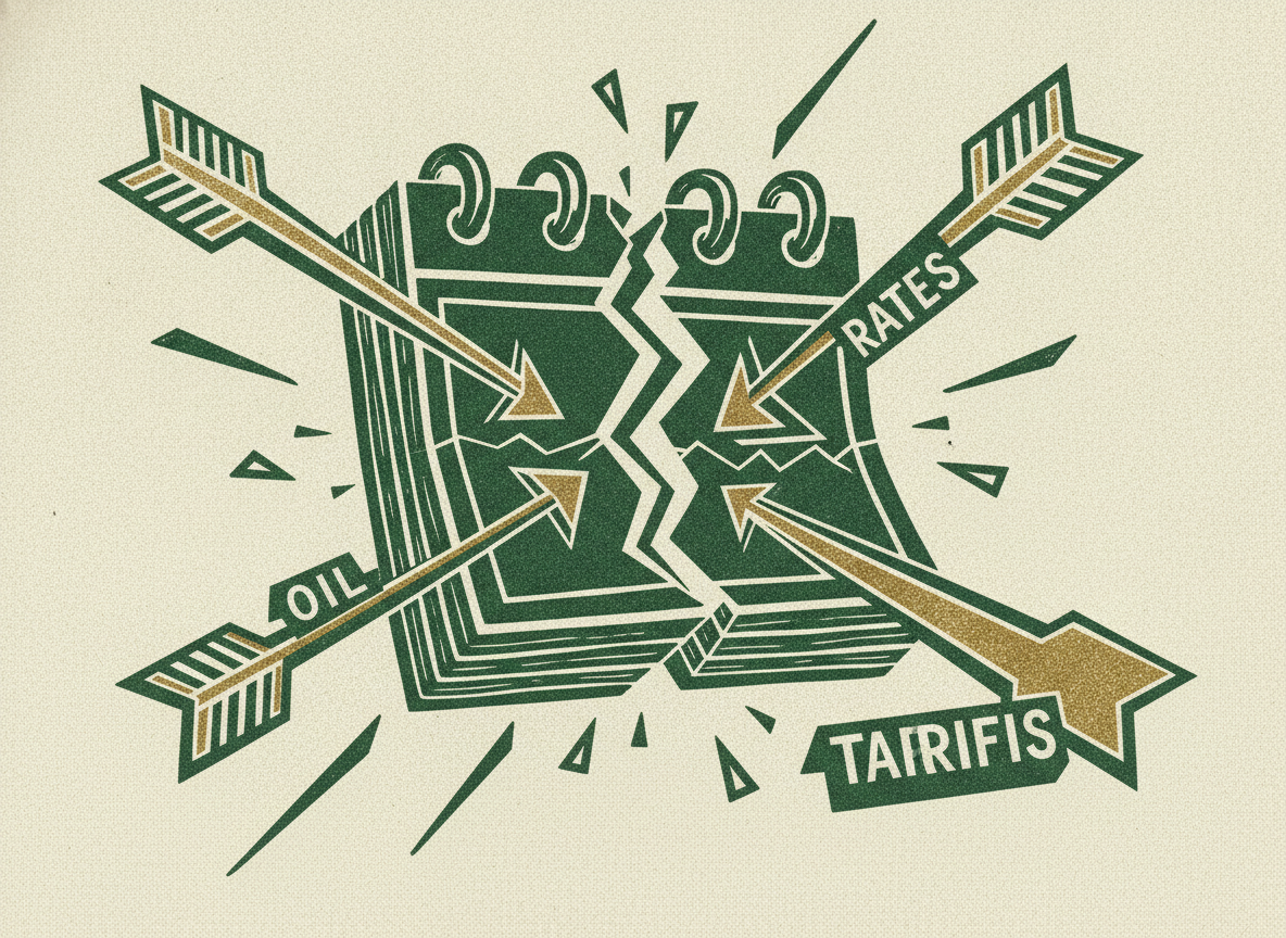Woodcut illustration representing why annual budgets break when cash flow management matters most.