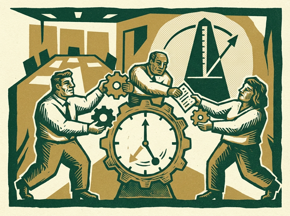 The Meeting Rhythms representing the Pulse of Execution