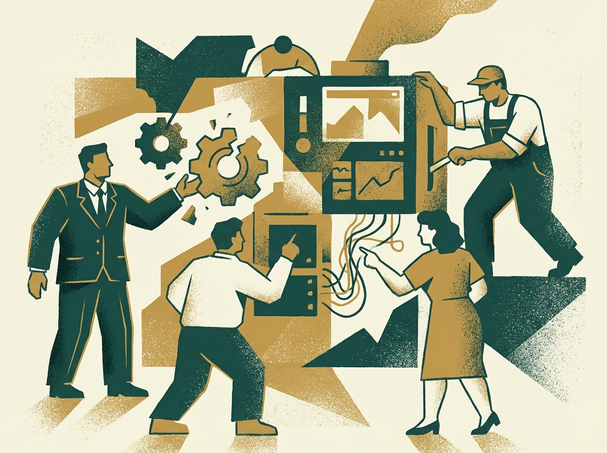 CFO and CISO in meeting discussing financial impact analysis