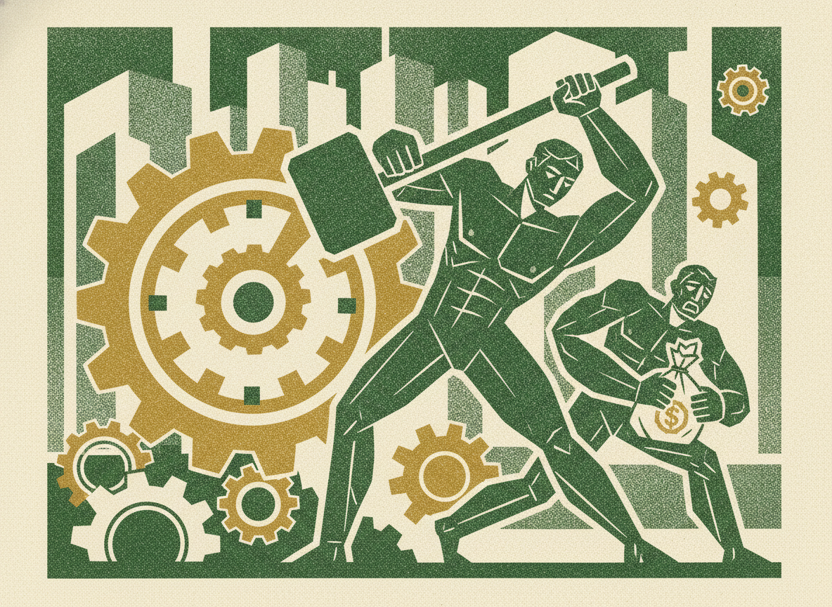 Woodcut illustration representing why timing still matters in a concentrated market.