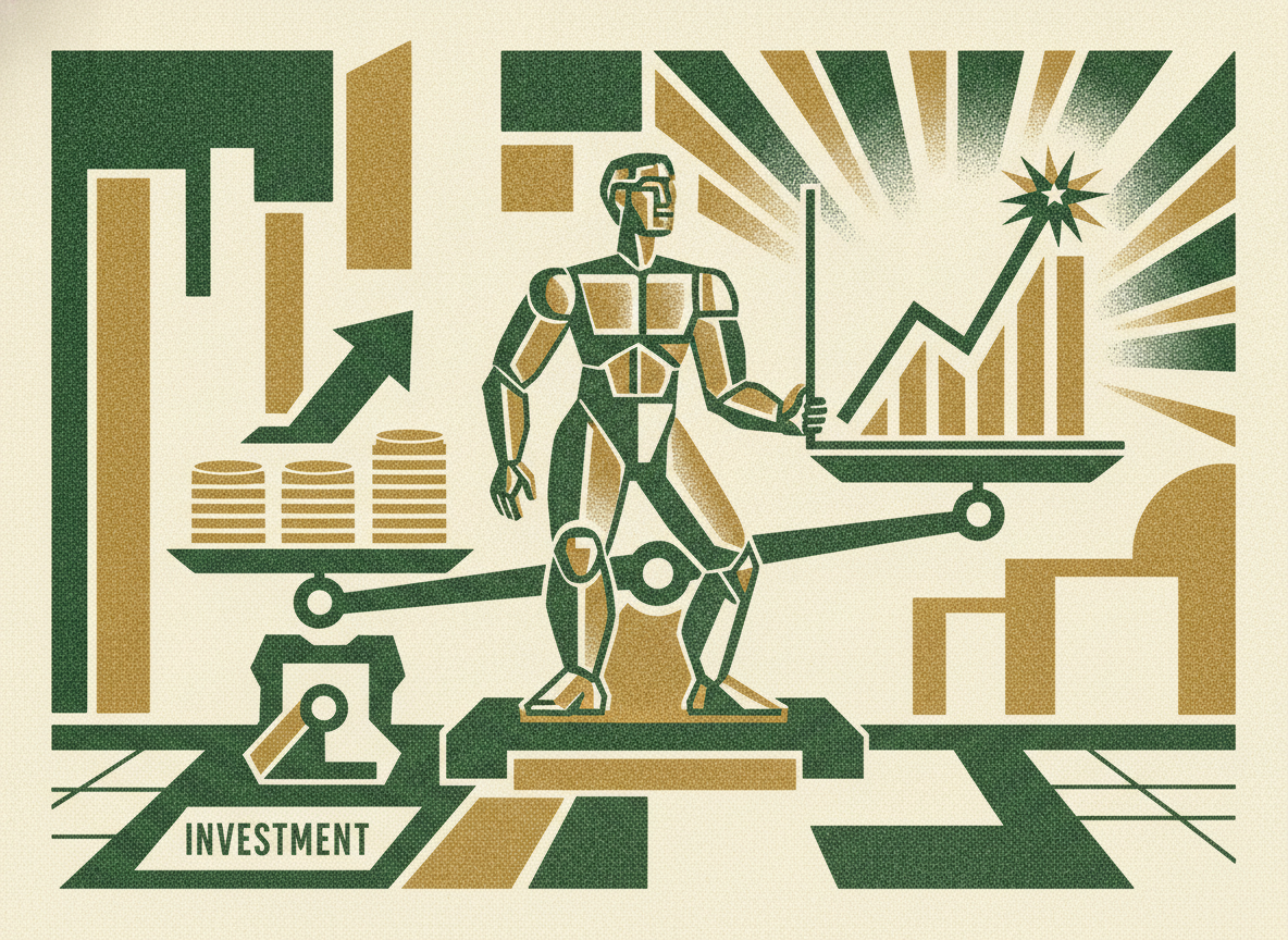Woodcut illustration representing modeling the roi.