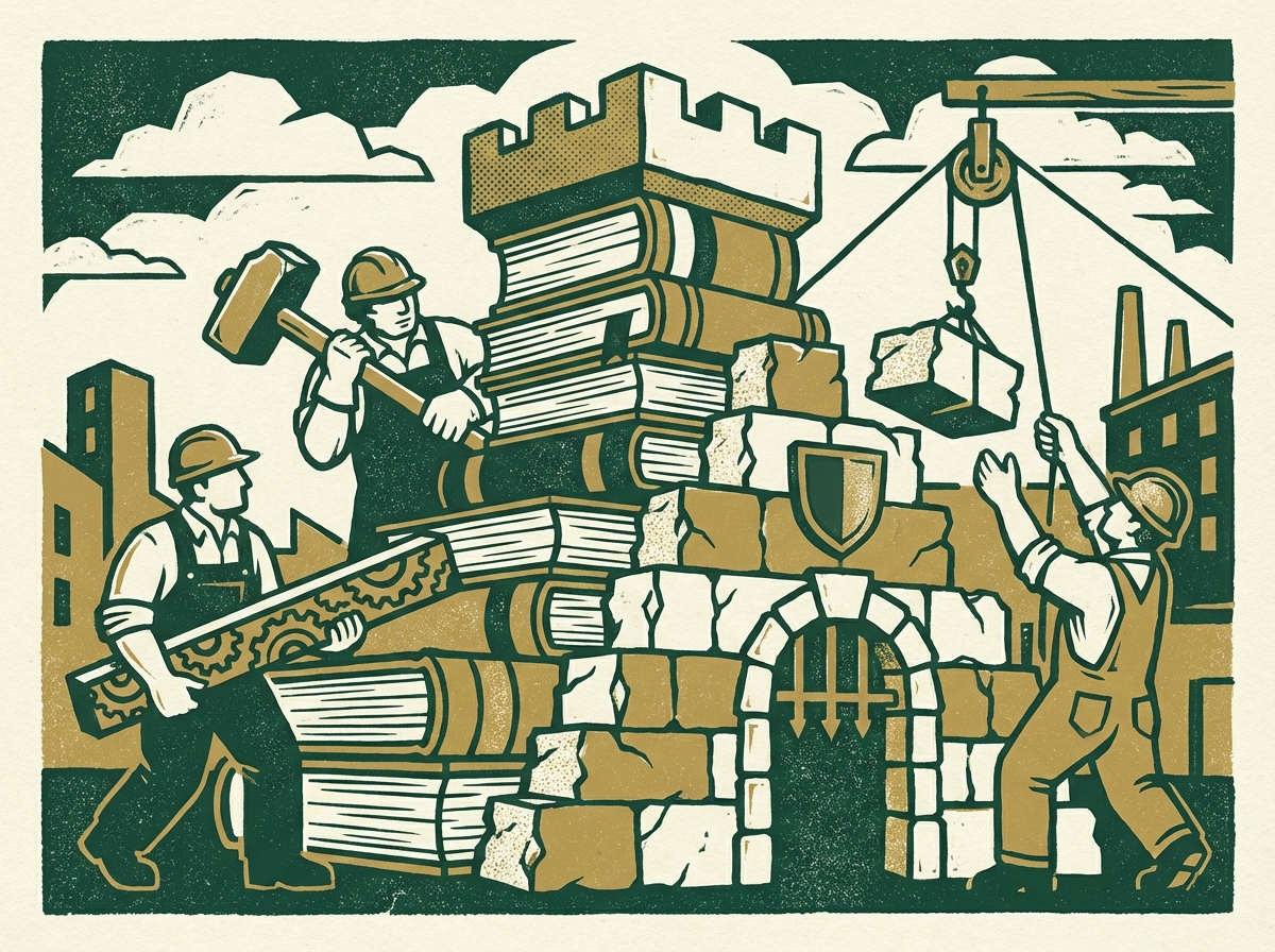 Chart comparing fragile versus resilient financial balance sheets