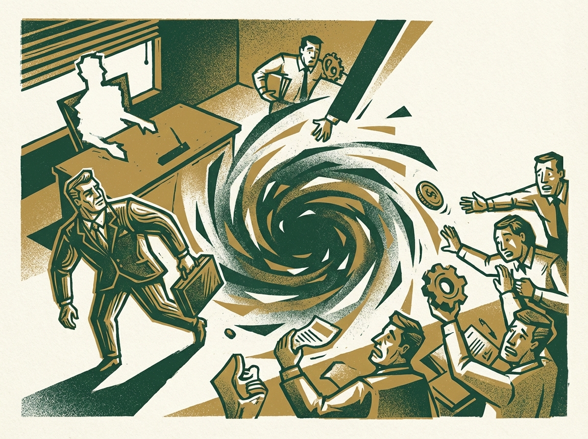 The Vacuum Effect of CFO Departure