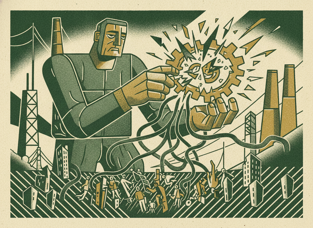 Woodcut illustration representing the real costs of a botched implementation.