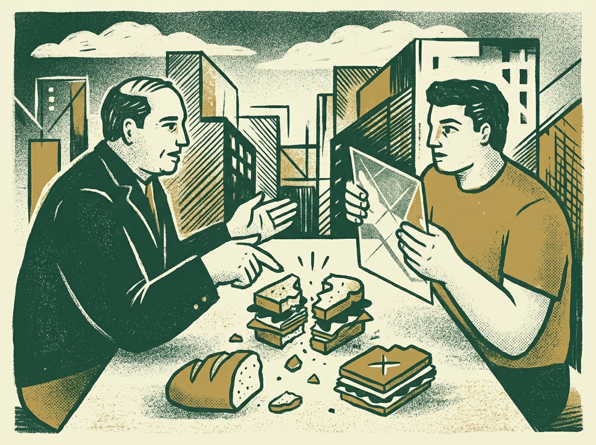 Handling Bad News: The Sandwich is Dead