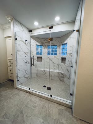 Custom Shower Glass in Houston