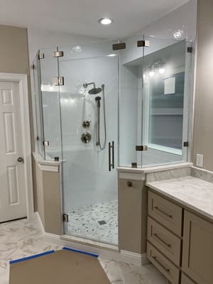 Cab Glass, table top & shelves in Katy