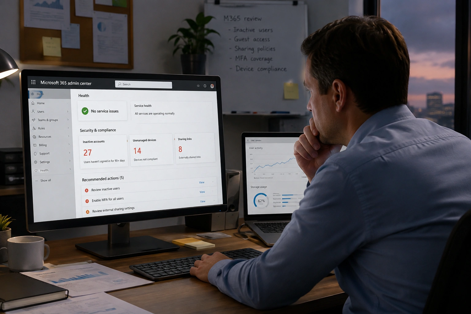 Microsoft 365 tenant management and monitoring for Richmond businesses