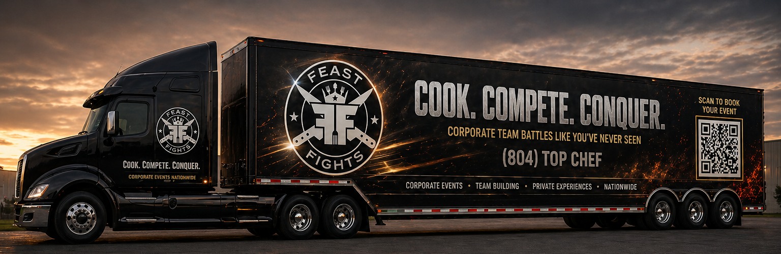 The Feast Fights mobile competition truck