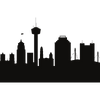 Illustration of Skyline of San Antonio TX
