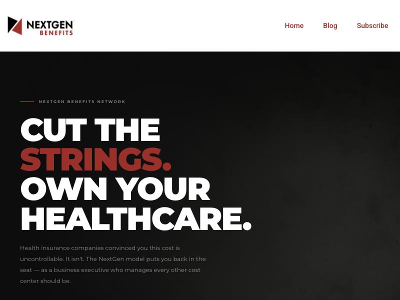NextGen Benefits Network website preview