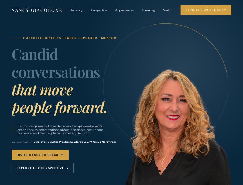 Nancy Giacolone website preview