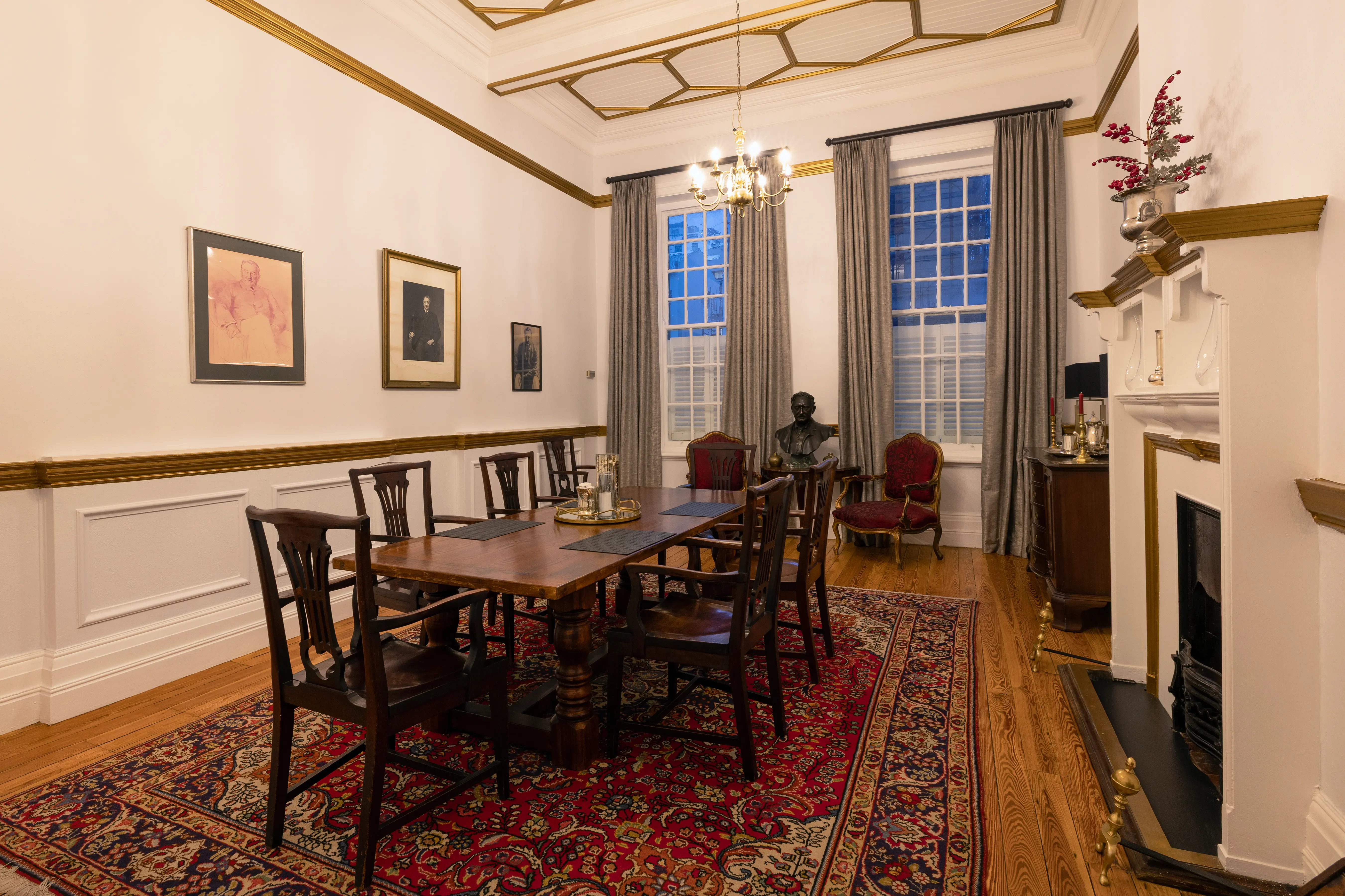 Rhodes Room boardroom first view