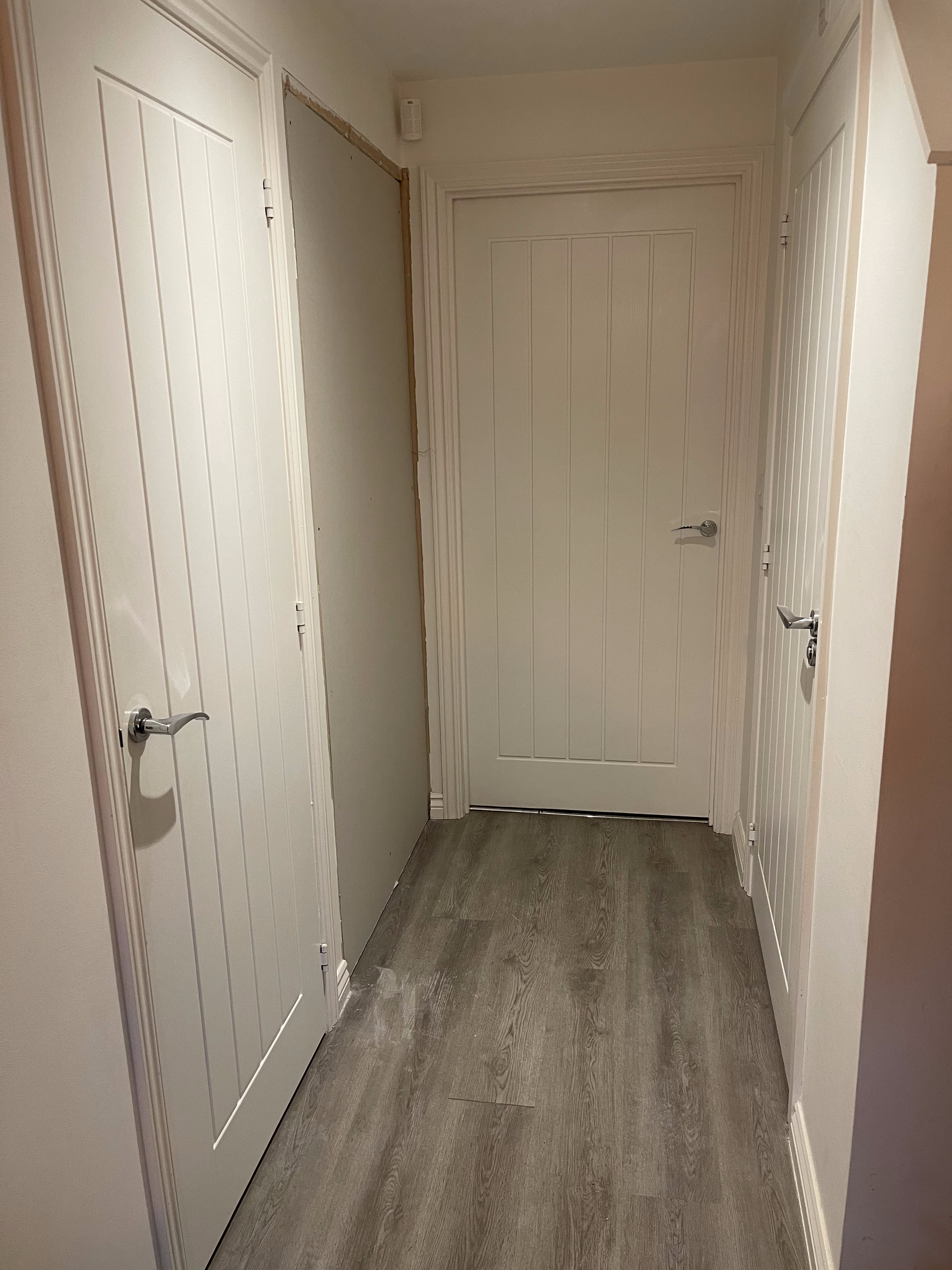 Wood floor and doors