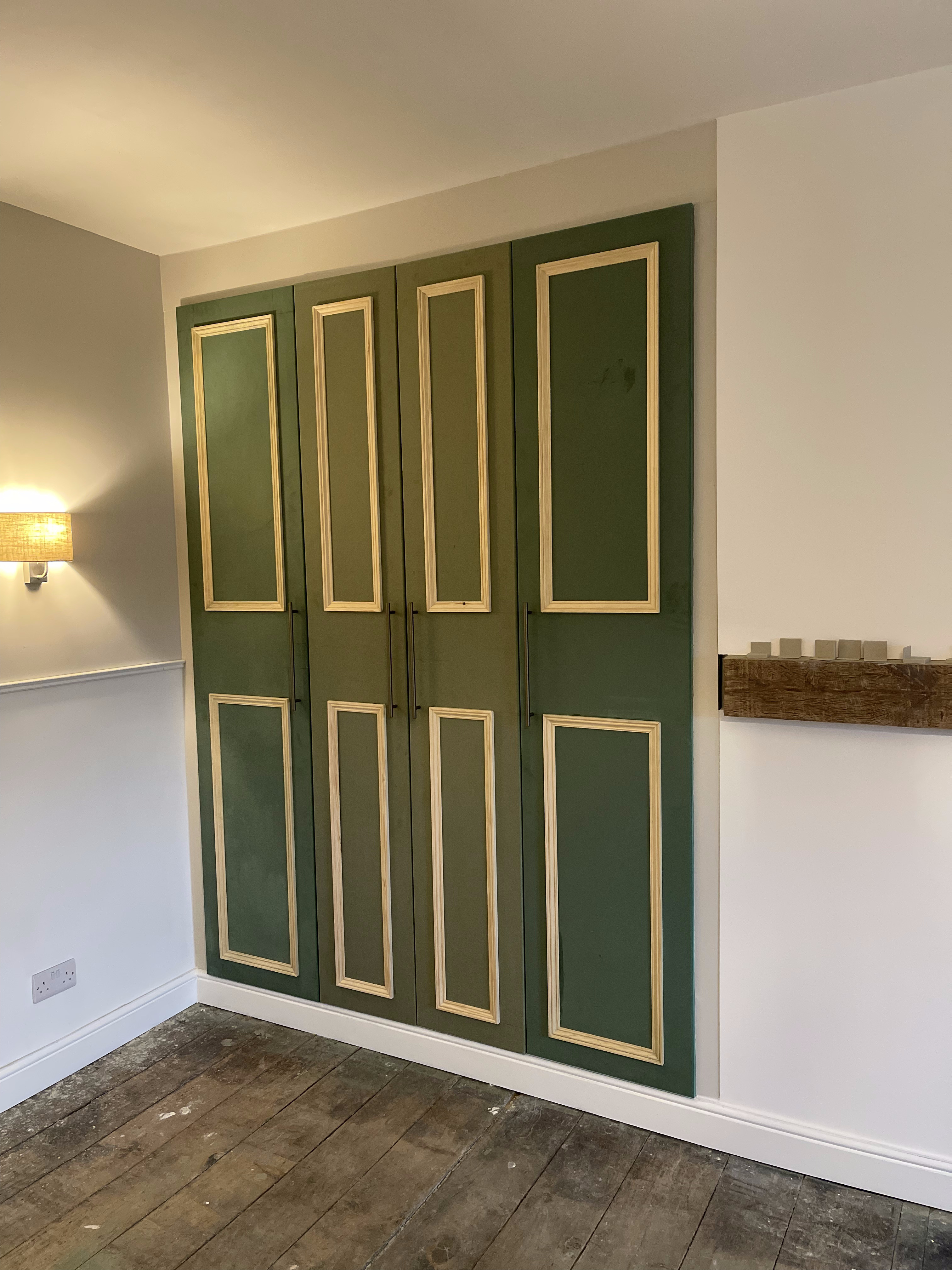 Green shaker built-in units