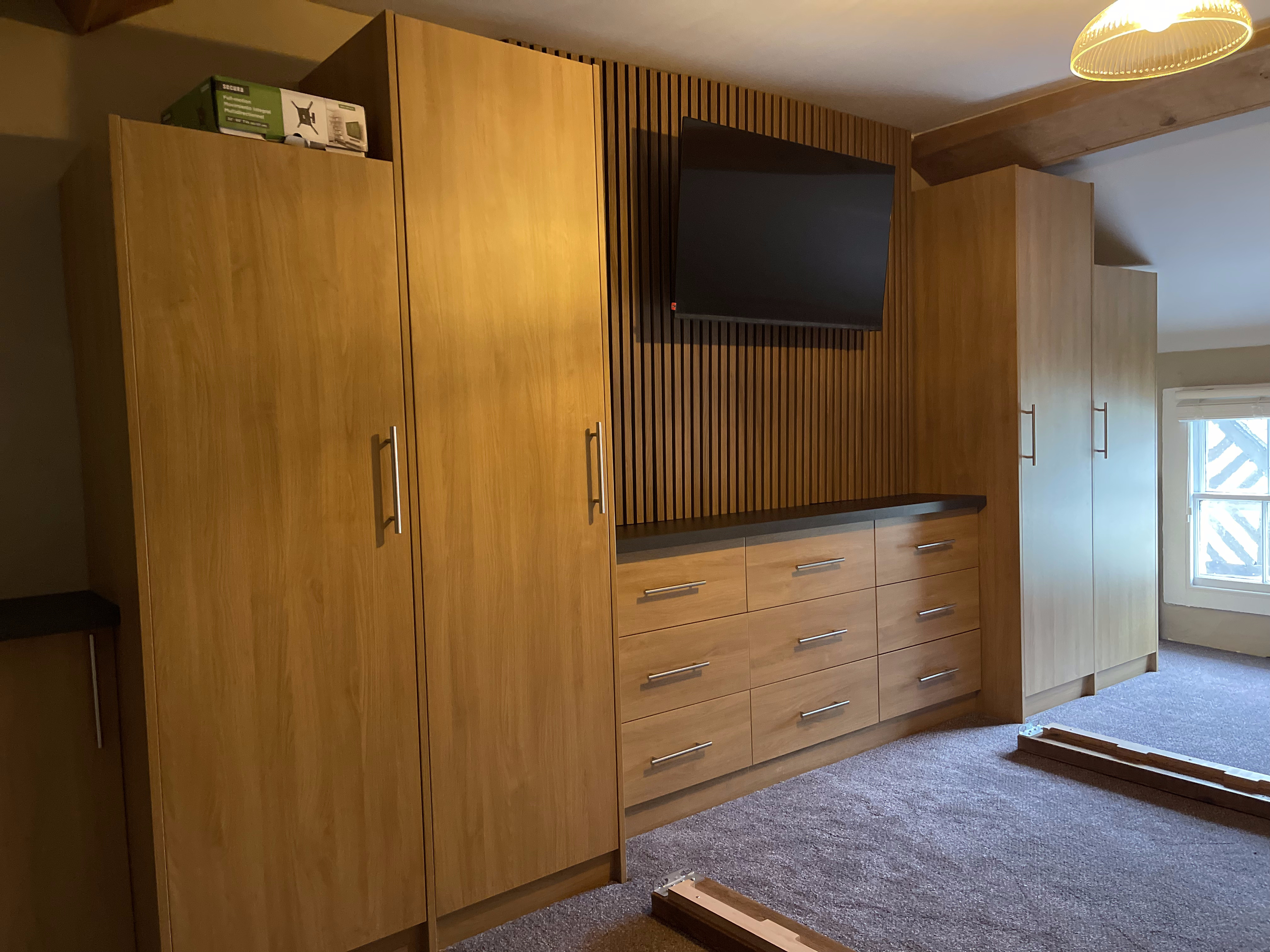 Oak wardrobes