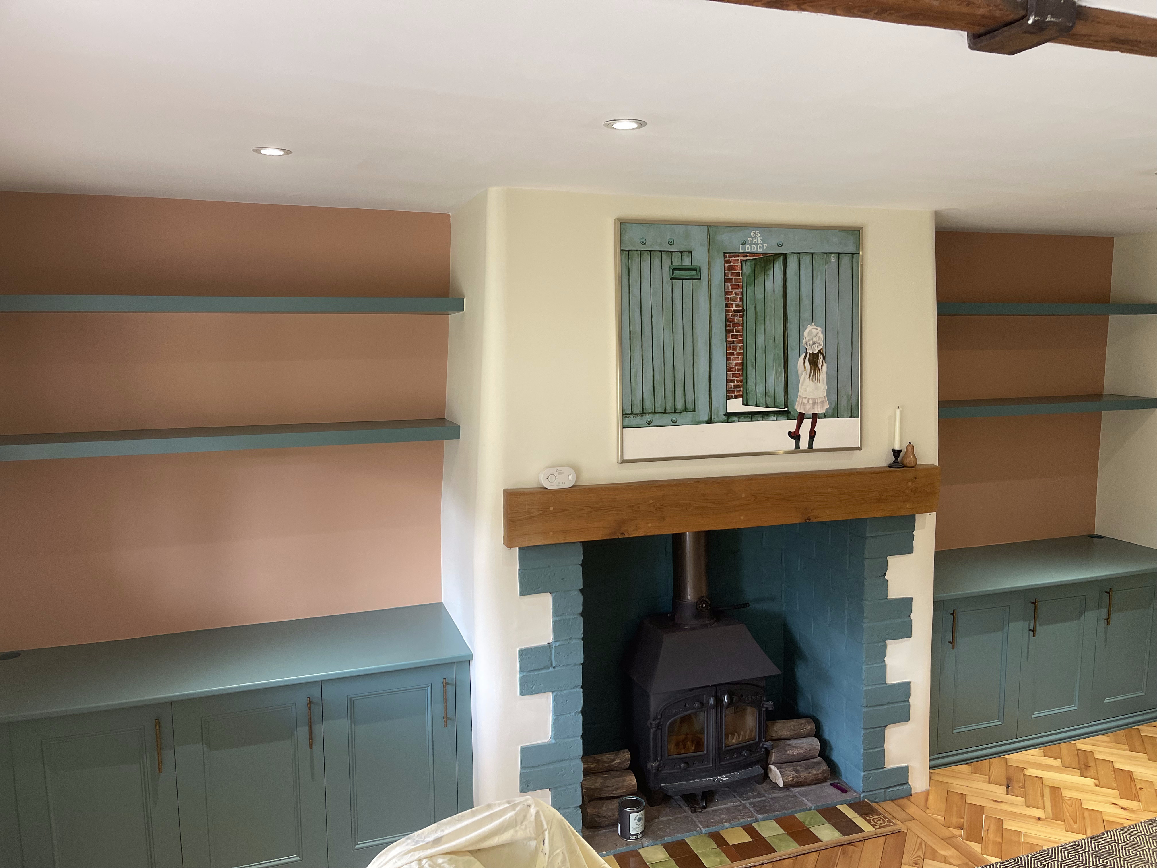 Media wall built-ins