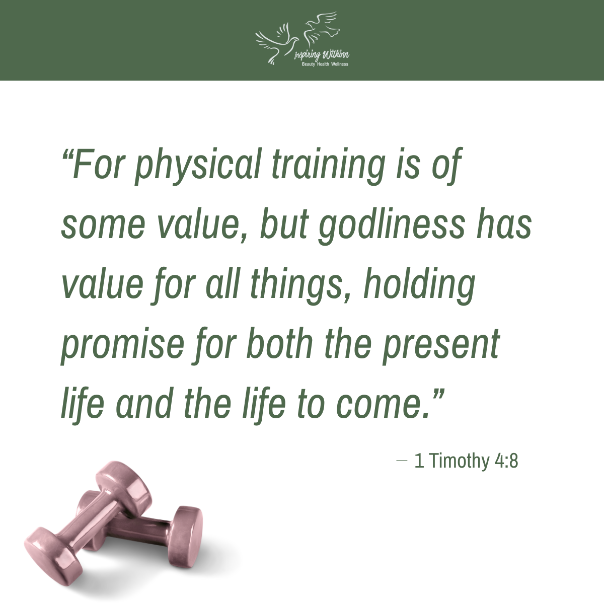 Verse about fitness