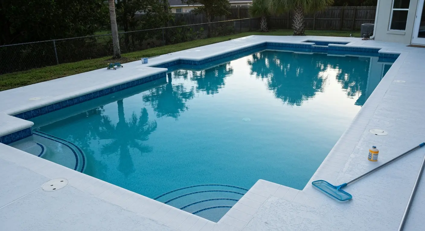 Pool renovation project