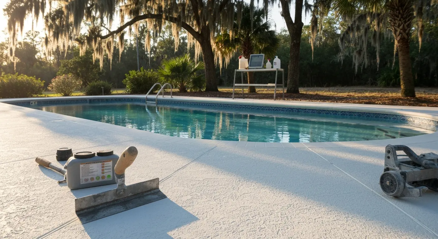 Pool renovation and resurfacing project