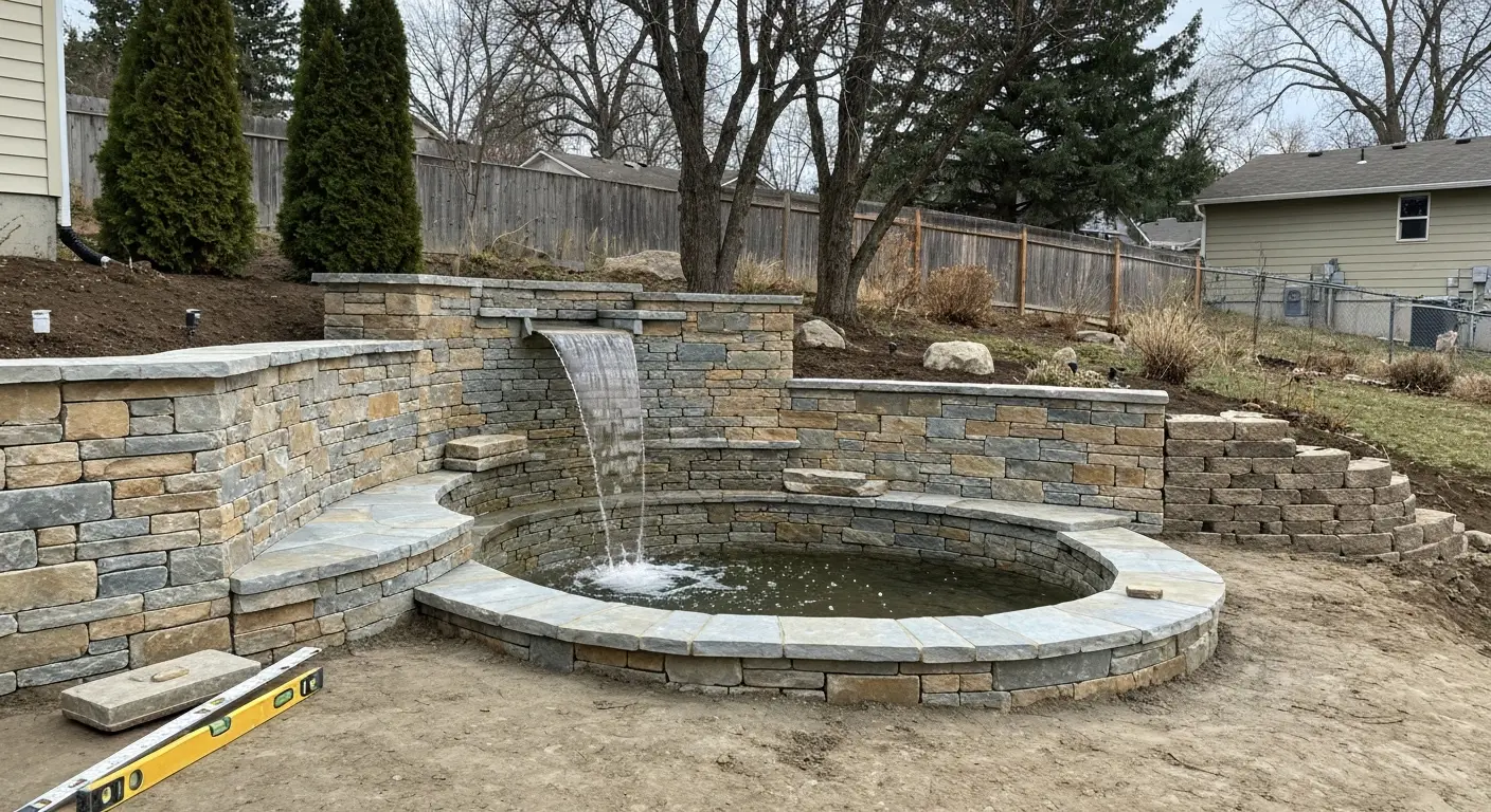 Water feature installation