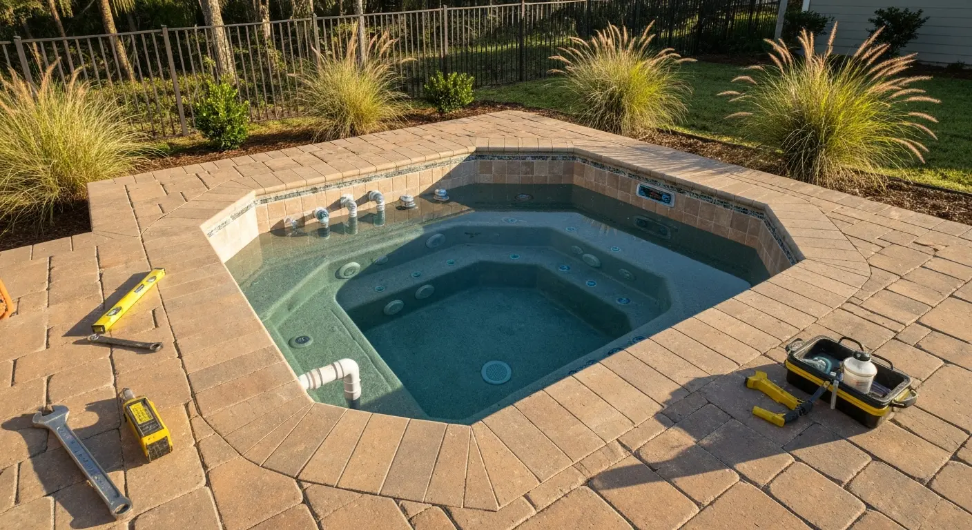 Spa remodeling project
