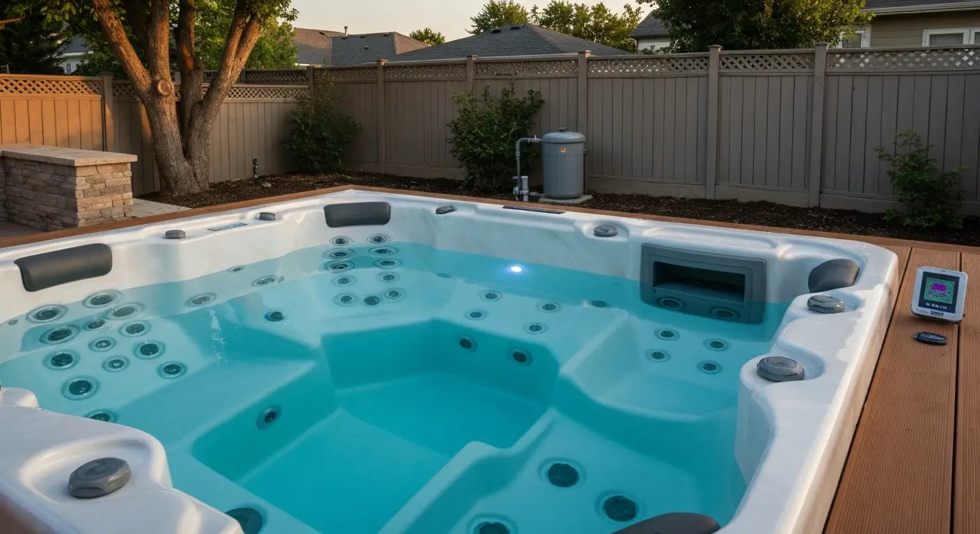 Custom spa installation